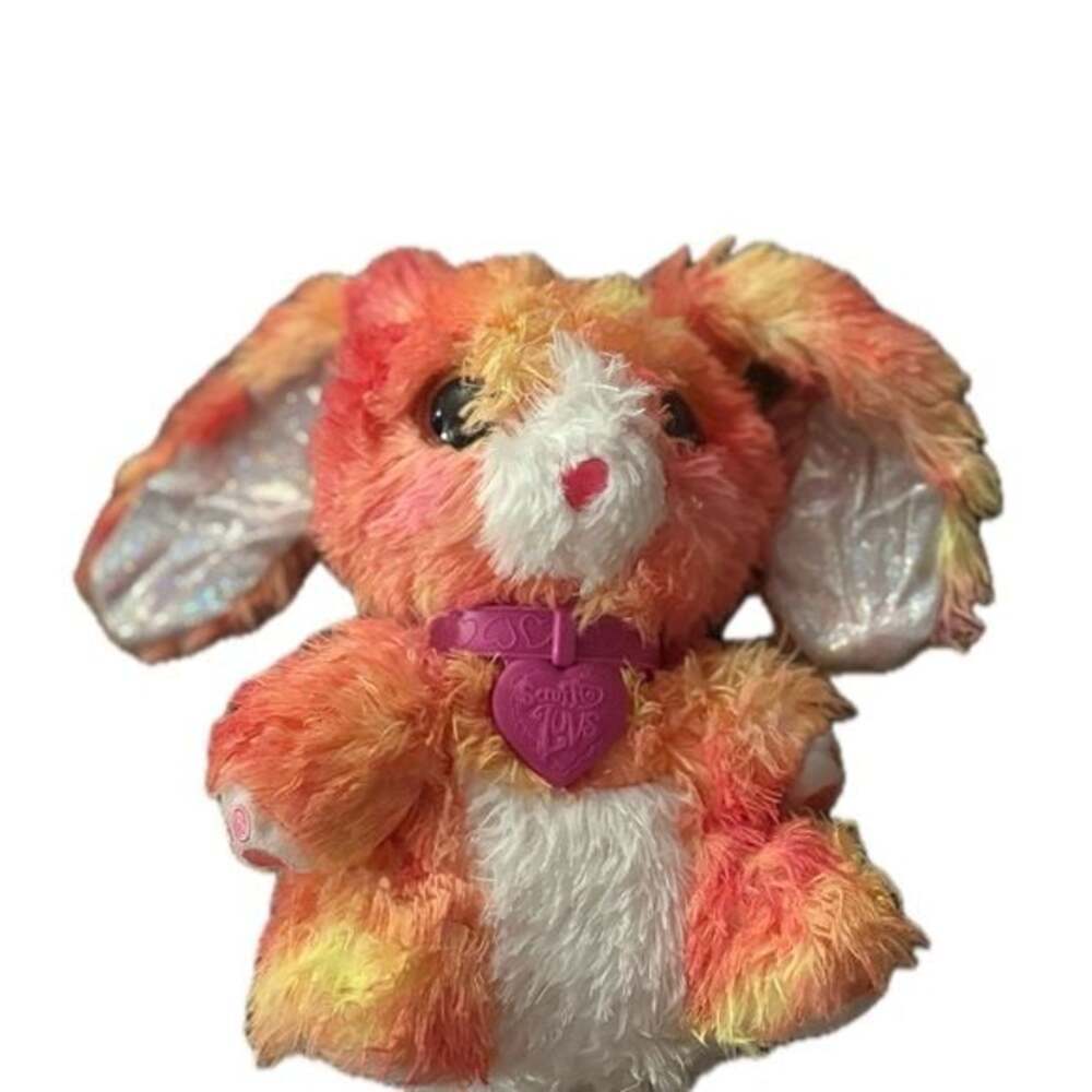 Little Live Pets Scruff-A-Luvs Neon Bunny Plush | Opened | No Box - V